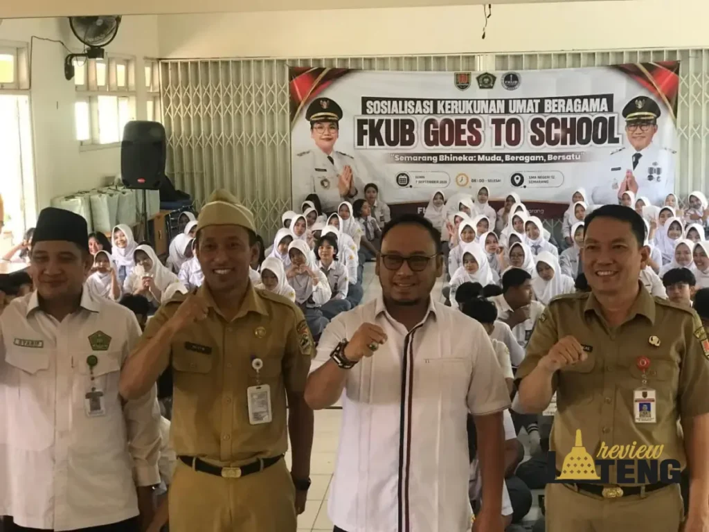 Febri Soemarmo Ajak Pelajar SMAN 12 Semarang Bangun Kerukunan Lewat Persahabatan